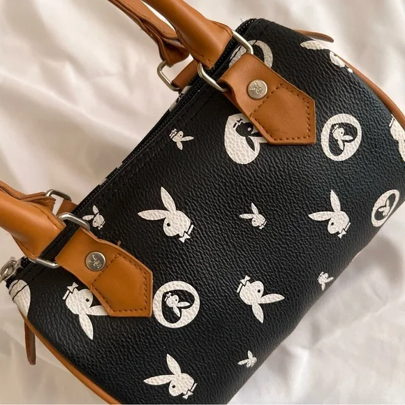 Playboy Y2K Black Monogram Bunny Speedy Bag - Picture 3 of 7